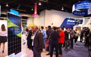 350vip8888新葡的京集团集成“鑫单晶”组件亮相2018年美国国际太阳能展